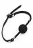 AVANZA FEROS Croc-Embossed Adjustable PU Leather Ball Gag Black