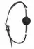 AVANZA FEROS Croc-Embossed Adjustable PU Leather Ball Gag Black