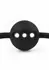 AVANZA FEROS Croc-Embossed Adjustable PU Leather Ball Gag Black
