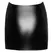 Noir Handmade Orgia Powerwetlook Suspender Skirt XL - Lace-Trimmed Black