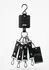 AVANZA FEROS Croc-Embossed PU Leather Hogtie Restraint System Black