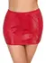 Cottelli PARTY Mini Skirt Red Snakeskin Look, Size M, Stretchy Fit