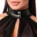 Noir Handmade Bolero Tulle XL - Sheer Black Cape with Halterneck Detail