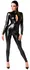 Noir Handmade Orgia Chimera Powerwetlook Jumpsuit Black Size L