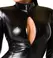 Noir Handmade Orgia Chimera Powerwetlook Jumpsuit Black Size S