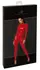 Noir Powerwetlook Jumpsuit Red XL with 3-Way Zipper
