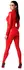 Noir Powerwetlook Jumpsuit Red XL with 3-Way Zipper