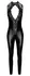 Noir Powerwetlook Jumpsuit XL with Lace Halterneck and Cut-Outs