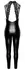 Noir Powerwetlook Jumpsuit XL with Lace Halterneck and Cut-Outs