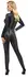 Cottelli PARTY Jumpsuit 2XL - Grey Snakeskin Pattern, 3-Way Zip