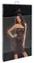 Noir Handmade Dress Floral Lace Black M - Elegant Corset Style