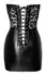 Noir Handmade Tube Dress L - Lace & Powerwetlook, Black, Strapless