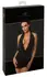 Noir Orgia Luminara Halterneck Mini Dress Black Silver XL