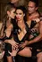 Noir Handmade Orgia Luminara Halterneck Shimmer Mini Dress Black S