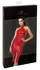 Noir Handmade Orgia Red Powerwetlook Dress XL with Full-Length Zip