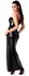 Noir Handmade Orgia Long Strapless Powerwetlook Dress Black M