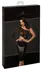 Noir Handmade Orgia Powerwetlook Dress with Lace Top, Size S
