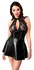 Noir Handmade Orgia Exclusive Lace & Powerwetlook Mini Dress L