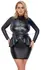 Cottelli Bondage Dress 3XL Matte Black, Adjustable Straps, Removable Restraints