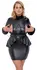 Cottelli Bondage Dress XL - Matte Black, Adjustable Straps, Arm Restraints