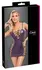 Cottelli PARTY Mini Dress Purple Matte Look with Adjustable Lacing M