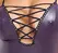 Cottelli PARTY Mini Dress Purple Matte Look with Adjustable Lacing M