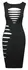 Cottelli PARTY Shift Dress Black Transparent Cut-Outs S
