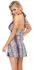 Cottelli Lingerie Dress Snake M Transparent Snakeskin Halterneck
