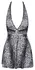 Cottelli Lingerie Dress Snake M Transparent Snakeskin Halterneck