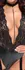Noir Handmade Body Pearls XL - Black Lace & Matte Finish Bodysuit