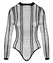 Cottelli Collection Body Fantasy S-L Seamless Strap Bodysuit Black