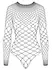 Cottelli FANTASY S-L Black Net Bodysuit with Rhinestones, Long Sleeve