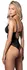 Obsessive Lobellis Bodysuit XL/2XL Black - Soft Lace & Adjustable Fit