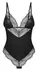 Obsessive Lobellis Bodysuit XL/2XL Black - Soft Lace & Adjustable Fit