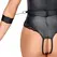 Cottelli Collection Bondage Body M - Black Matte Look with Restraint Belt