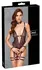 Cottelli Bondage Body S Black Powernet & Purple Accents with Accessories