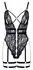 Cottelli Lingerie Body Lace S Black Floral Harness Adjustable