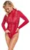 Cottelli PARTY Red Snakeskin Bodysuit S - Stretch Material, 3-Way Zip