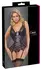 Cottelli Curves Basque 95F/2XL Elegant Lace & Matte Look, Purple-Black