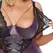 Cottelli Curves Basque Set 95E/2XL Dark Purple & Black Lace Adjustable