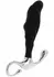 TOYJOY P-Spot Stimulator Large - Anatomical Silicone Plug, Black