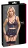 Cottelli Lingerie Basque Set with Adjustable Straps Purple-Black S