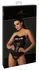 Noir Orgia Mysteria Strapless Powerwetlook Corset Black Size M