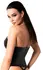 Noir Handmade Orgia Mysteria Corset Top Black S - Powerwetlook, Zipper Front