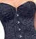 Cottelli PARTY Strapless Black Corsage XL with Full-Length Back Lacing