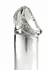 TOYJOY Glass Worxx Crystal Cock Transparent Borosilicate Glass Model
