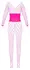 Cottelli Collection Fantasy Pink Bodystocking with Rhinestone Waist