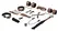 Liebe Seele Leopard Print Premium 13-Piece Bondage Set, Animal Pattern