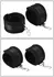 Liebe Seele Bound You Deluxe 12-Piece Restraint Set, Black, Adjustable