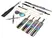Liebe Seele Vivid Niji 8-Piece Rainbow Bondage Set, Adjustable, Glossy Finish